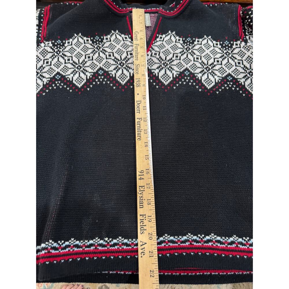 Hanna Andersson Nordic Quarter Zip Sweater Large - Picture 6 of 8